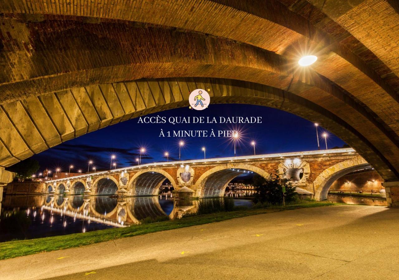 404 - Wonder Appart - Vue Garonne - Toulouse Kültér fotó